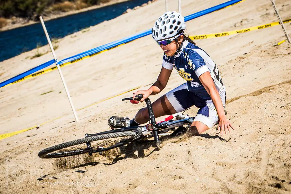 This sand turn gave riders fits all day. © Philip Beckman 