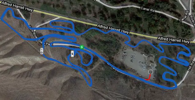 The Socal / Norcal championship race course in Bakersfield. © Lee Slone