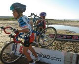 Junior riders battle the sand and barriers © Light and Shadow Photography