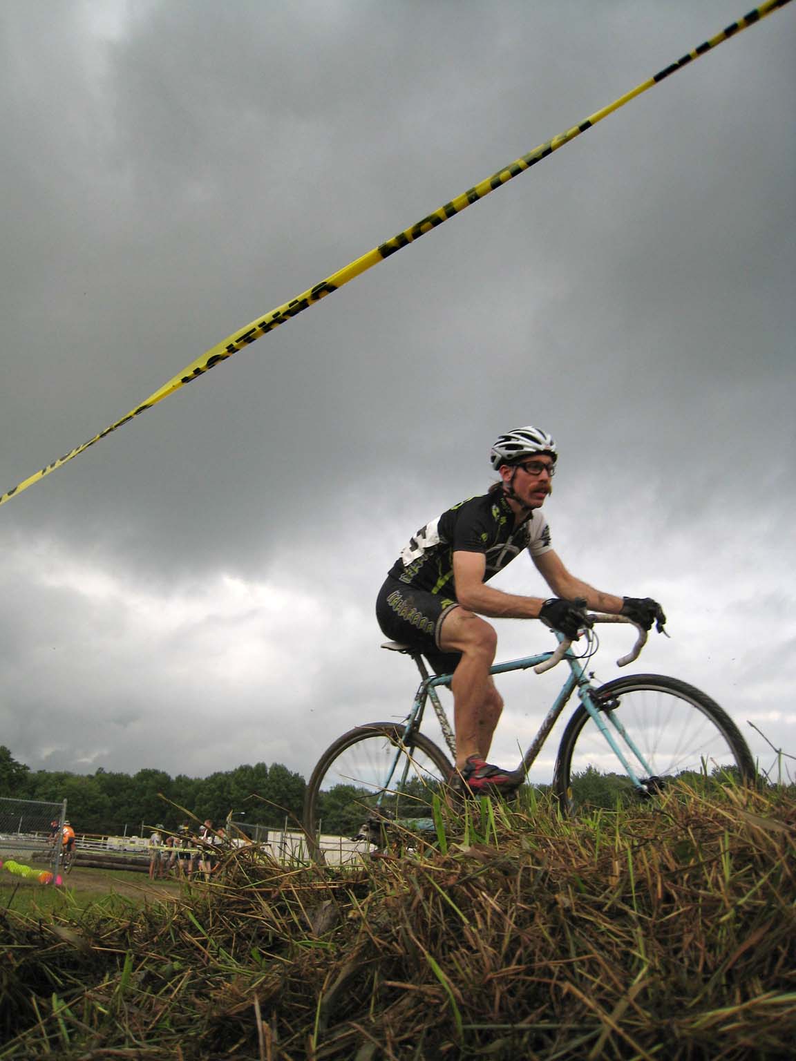 Ominous skies provided true 'cross conditions