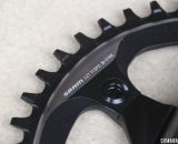 SRAM's new Force CX1 single chainring cyclocross drivetrain X-SYNC rings are marked 11 speed, but will work with 10-speed chains according to SRAM. © Cyclocross Magazine