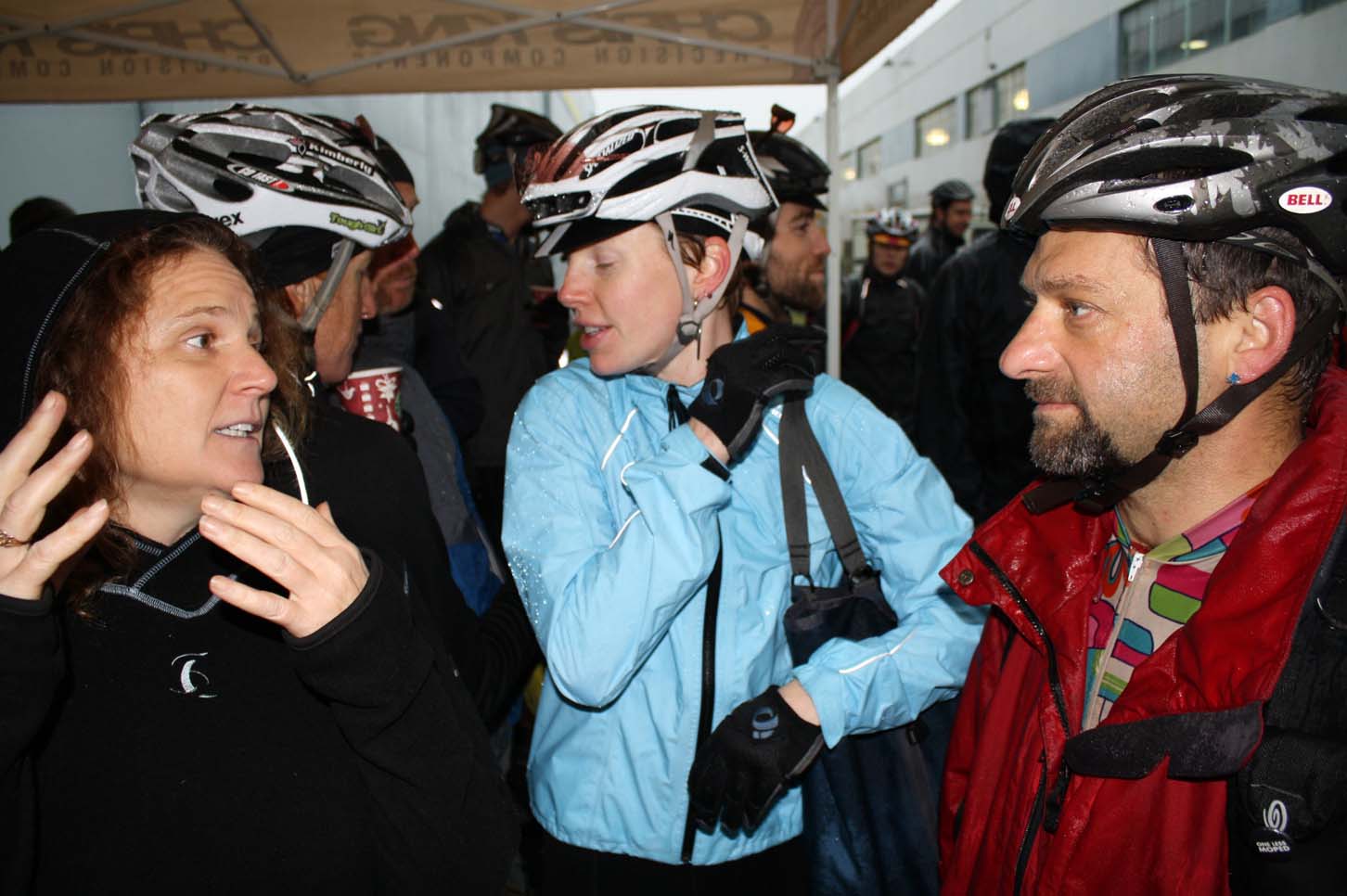 San Francisco's ringers have a strategy pow-wow.