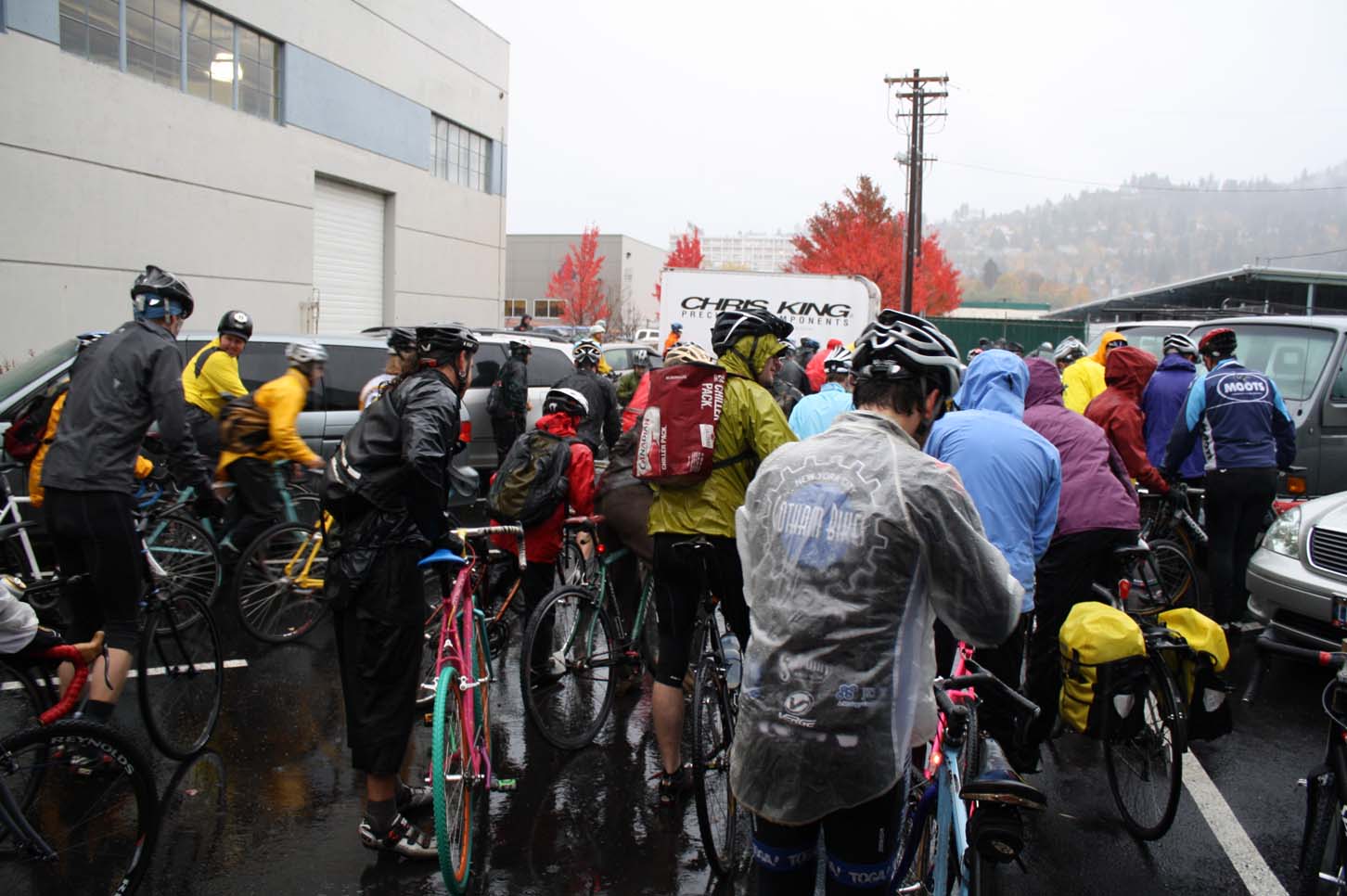 Qualifying begins - Can you ride in the rain? OK, you're in.