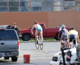 Sally had to stop traffic so Speedo Man wouldn't cause a wreck © Kenton Berg