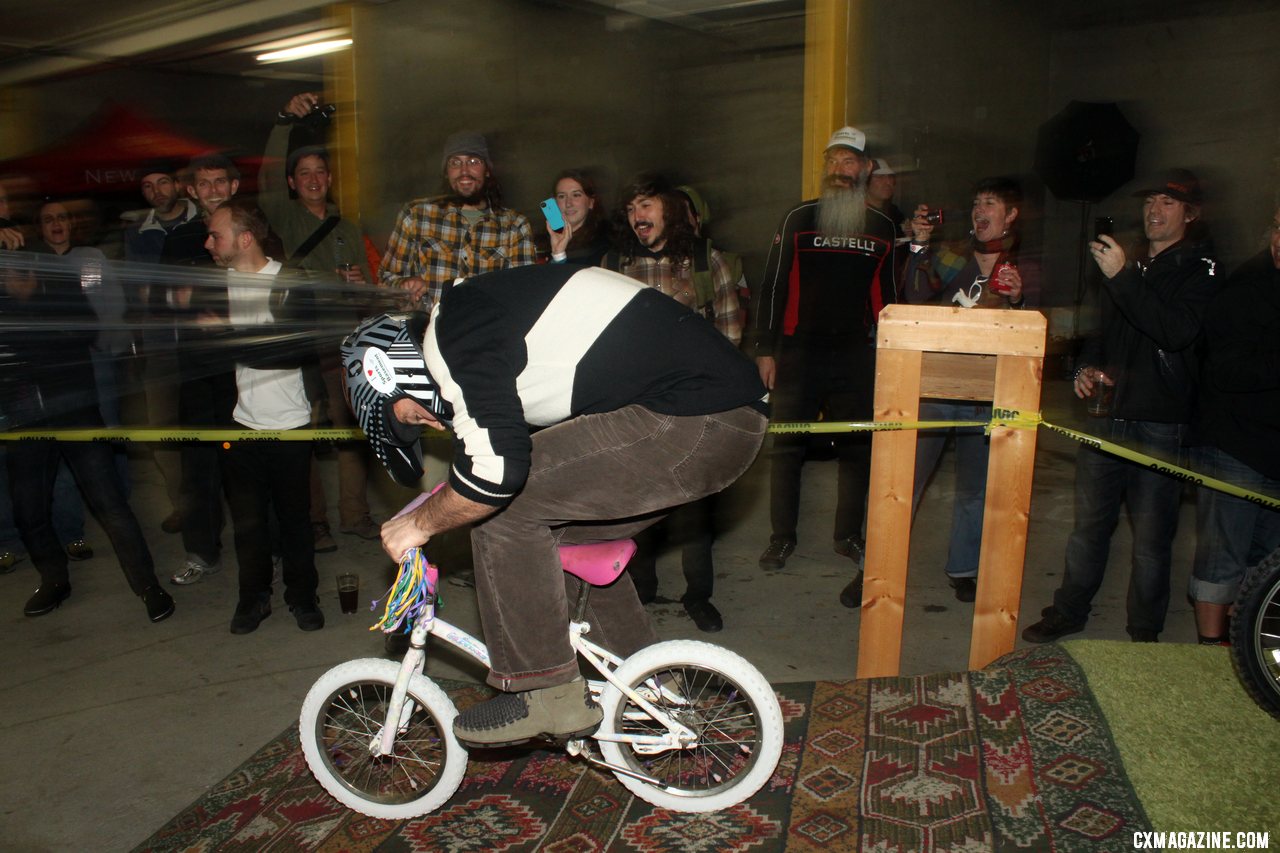 Pixie cross provided the first true test of bike handling skills. SSCXWC 2011 Party and Qualifiers. © Cyclocross Magazine