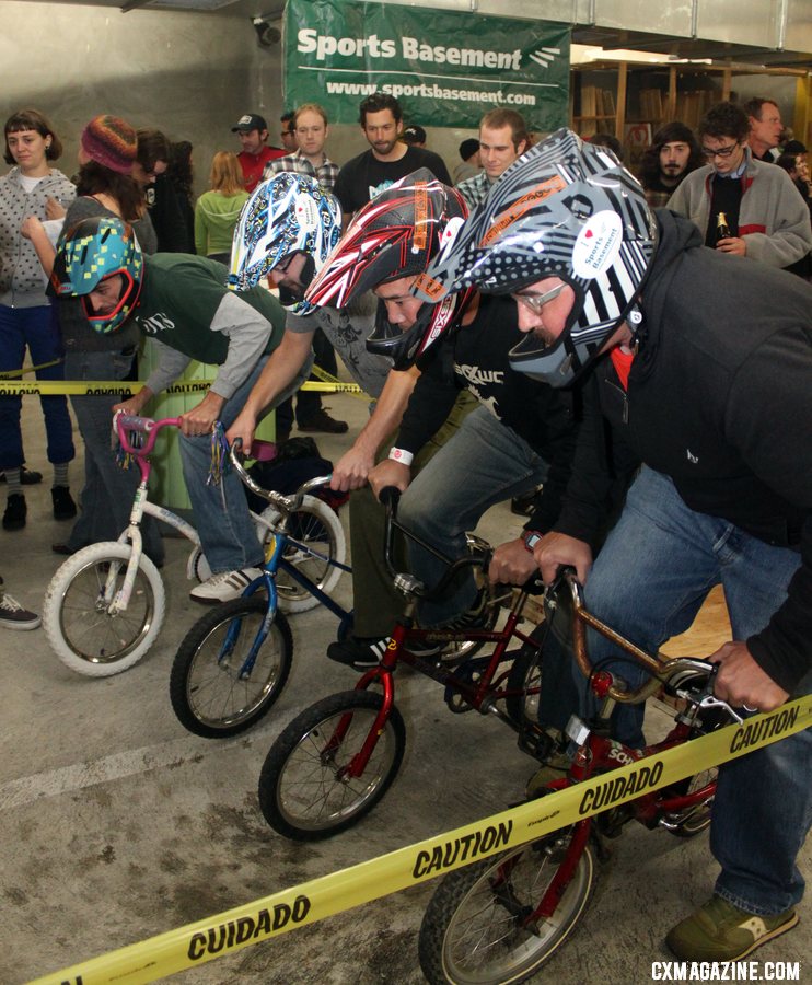 A start in the championship event was on the line. SSCXWC 2011 Party and Qualifiers. © Cyclocross Magazine