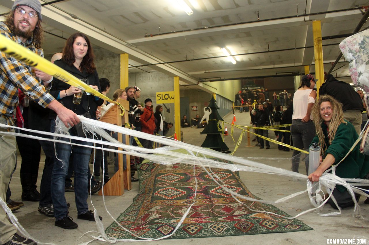 Beer was flowing, as was creativity. SSCXWC 2011 Party and Qualifiers. © Cyclocross Magazine