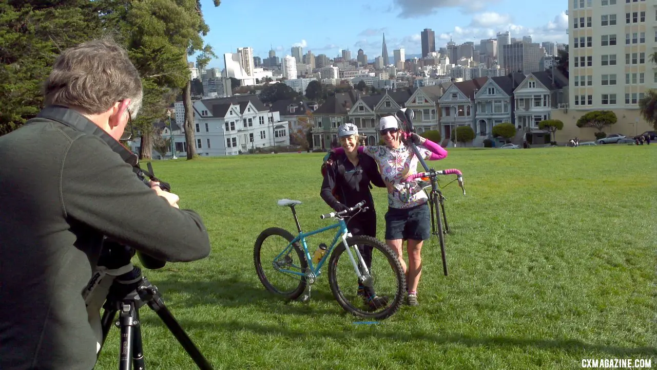 Photographers were on hand to capture the picture-perfect moments. SSCXWC 2011. © Cyclocross Magazine