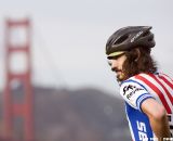 Golden Gate Bridge provided a dramatic backdrop to the dollar grab test. SSCXWC 2011 Day 1 Qualifiers. © Kevin White