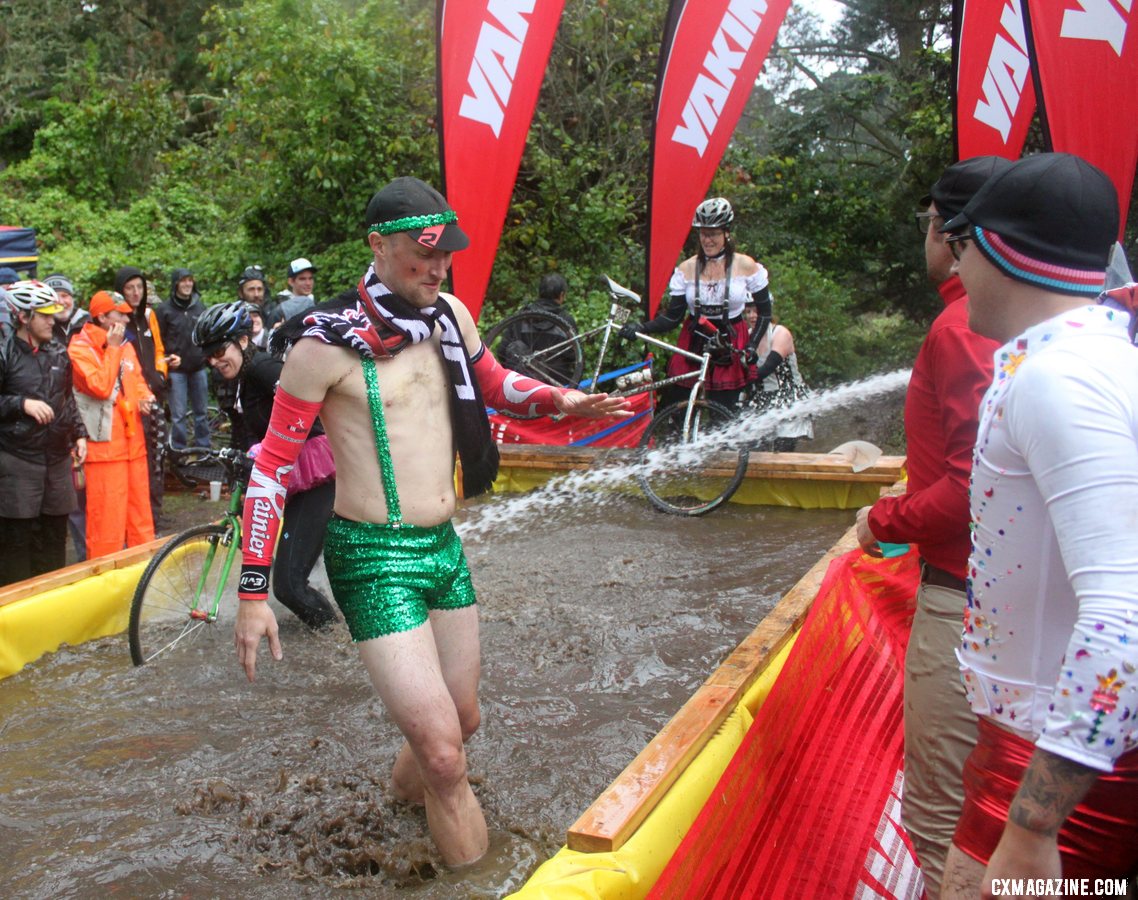 Raleigh\'s Brian Fornes always gets excited for SSCXWC. © Cyclocross Magazine