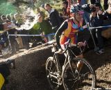 Chris Jones, had a huge lead at the 2011 SSCXWC, couldn't avoid the beer spray. © Kevin White