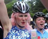 The women showed their spirit before racing got underway.  SCXWC 2011 © Cyclocross Magazine