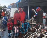 Mexican wrestling masks became a family affair when lucha libre costumes became the theme of the day at the Raleigh tent at SSCXWC © Karen Johanson