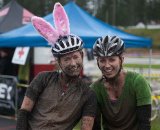 Two muddy girls who survived SSCXWC © Karen Johanson