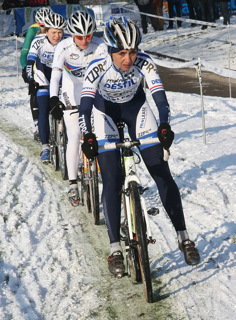 Reza Hormes taking care in the snow. ? Bart Hazen