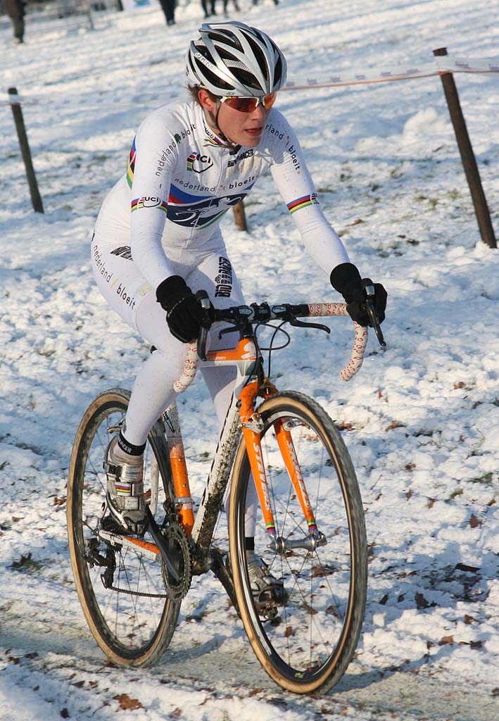 Vos rode well in the challenging conditions. ? Bart Hazen