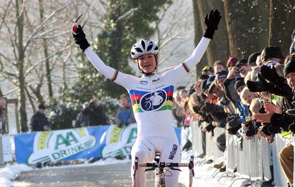 Vos\' victory salute is a familiar sight this season. ? Bart Hazen