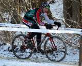David Kessler rode through the snow to one of his best finishes while at EuroCrossCamp. ? Bart Hazen