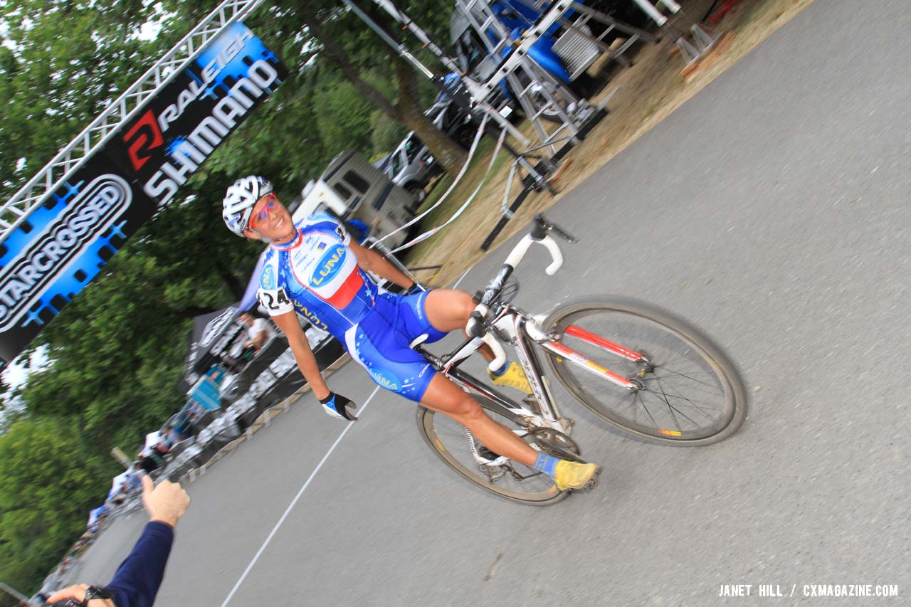 A smiling, victorious Nash. ©Janet Hill