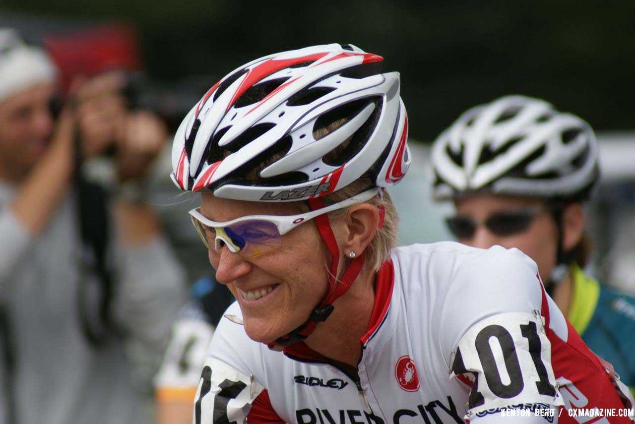 Sue Butler\'s nerves didn\'t show through at the start. ©Kenton Berg