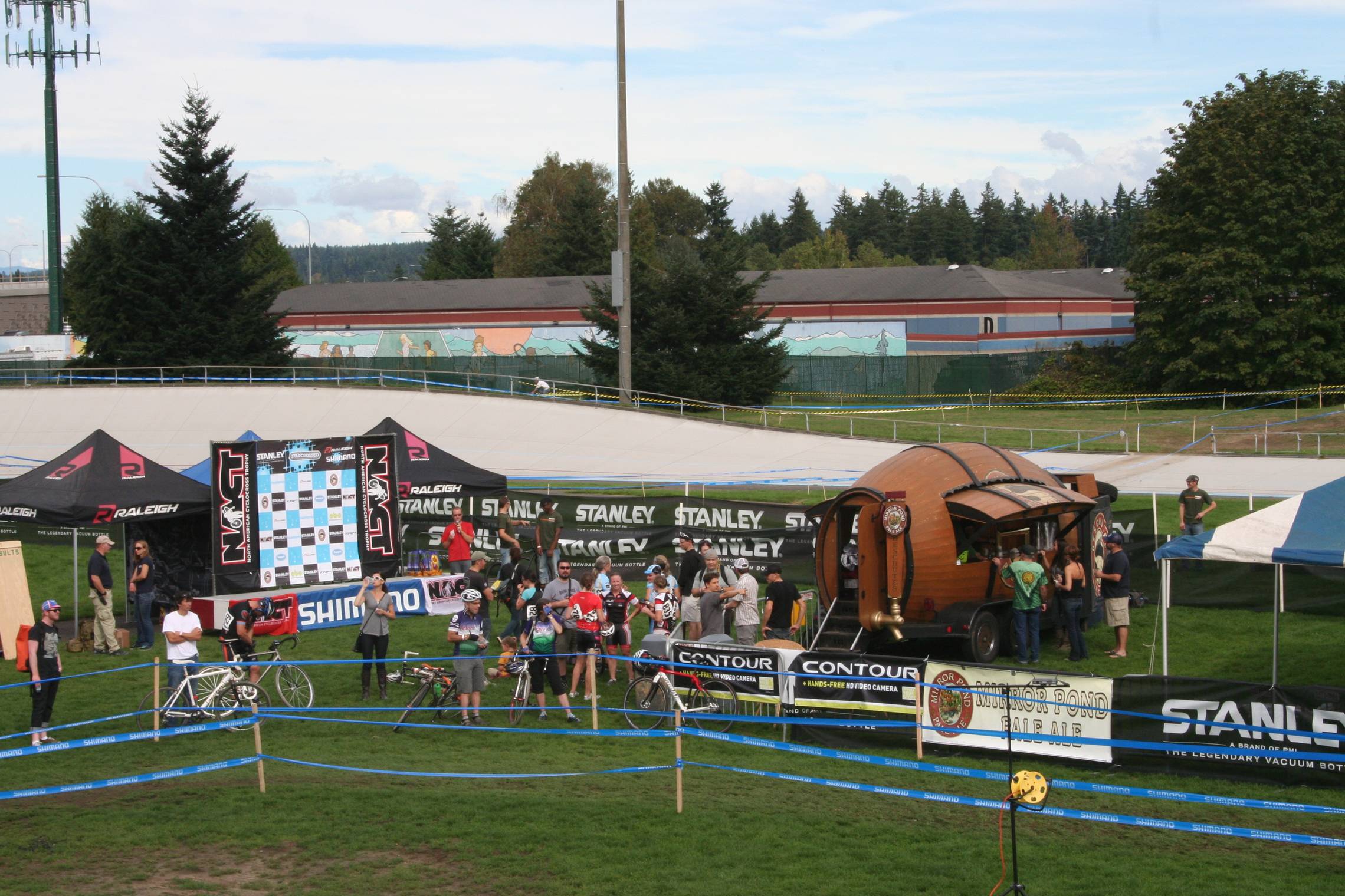 The velodrome infield © Josh Liberles