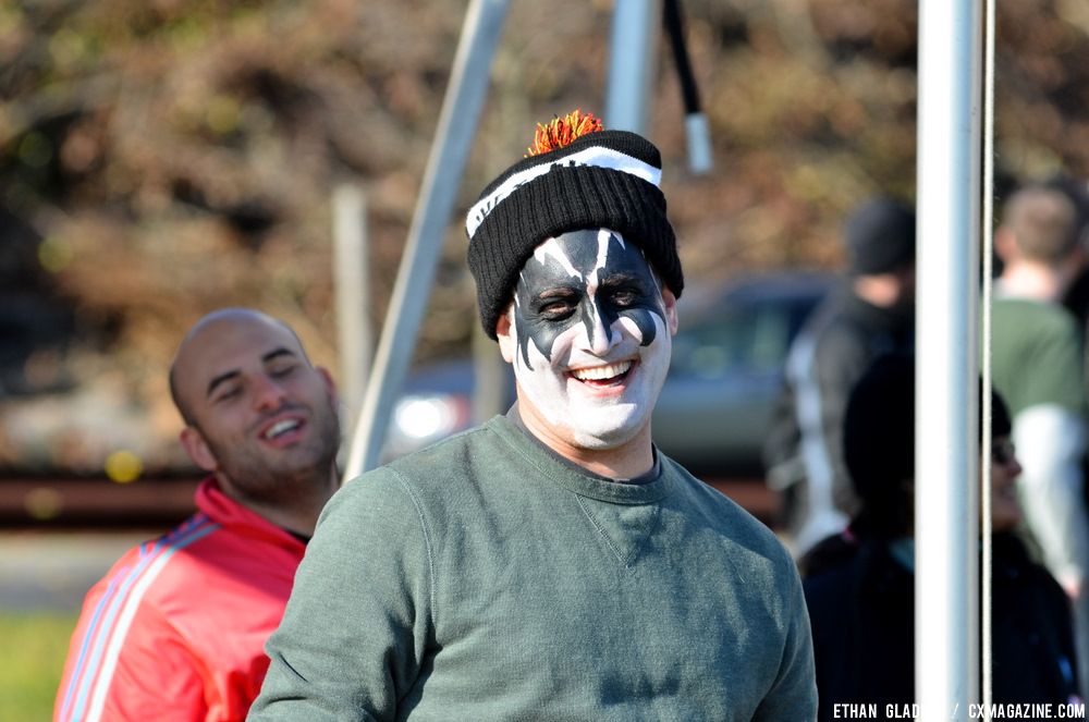 A cyclocross spectator went all out. © Ethan Glading