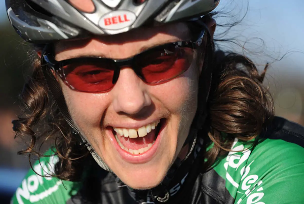 McConneloug was thrilled with the win.? Natalia McKittrick, Pedal Power Photography, 2009