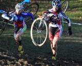 Bruno-Roy (l) and Wellons battled it out for the last podium spot.? Natalia McKittrick, Pedal Power Photography, 2009