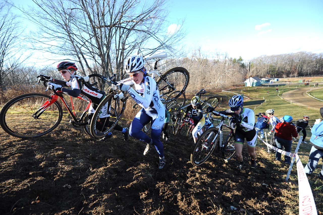 The women hit the run-up ©Natalia Boltukhova | Pedal Power Photography | 2010