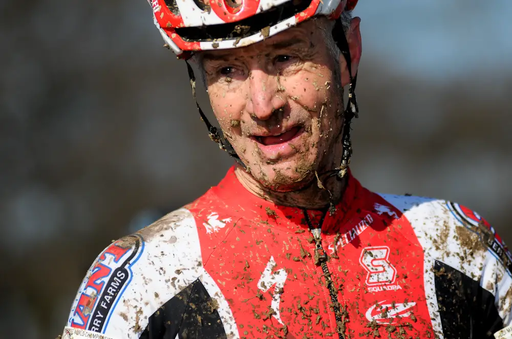 Everyone in the afternoon races came away with muddy faces. ©Steve Anderson
