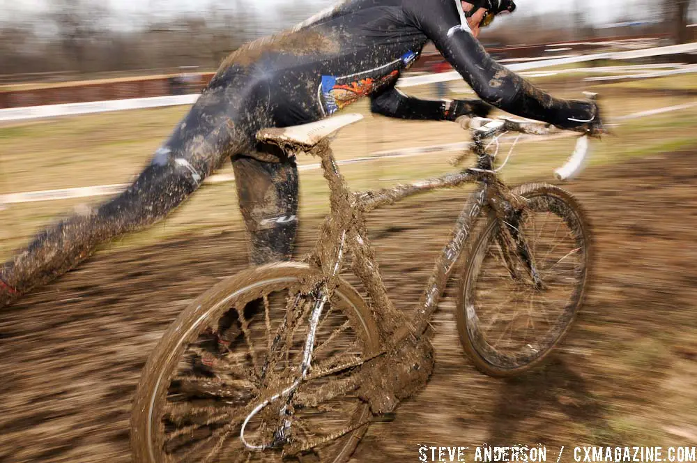 Mud on course was becoming a factor in the later races. ©Steve Anderson