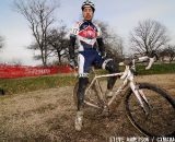 Ron Huebner contemplating how much faster he could have gone without 10 pounds of mud on the frame. ©Steve Anderson