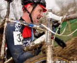 Jonathan Tarbox of Expo/Superior Energy in full stride in the mens 45-49 race. ©Steve Anderson