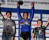 Womens 30-34 podium 1. Rebecca Gross, Tough girl 2. Alyssa Severon, Cyclocrossracing.com 3. Andrea Wilson, Outdoors, Inc ©Steve Anderson