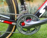 Shimano CX70 170mm crank on the Stevens. © Christine Vardaros