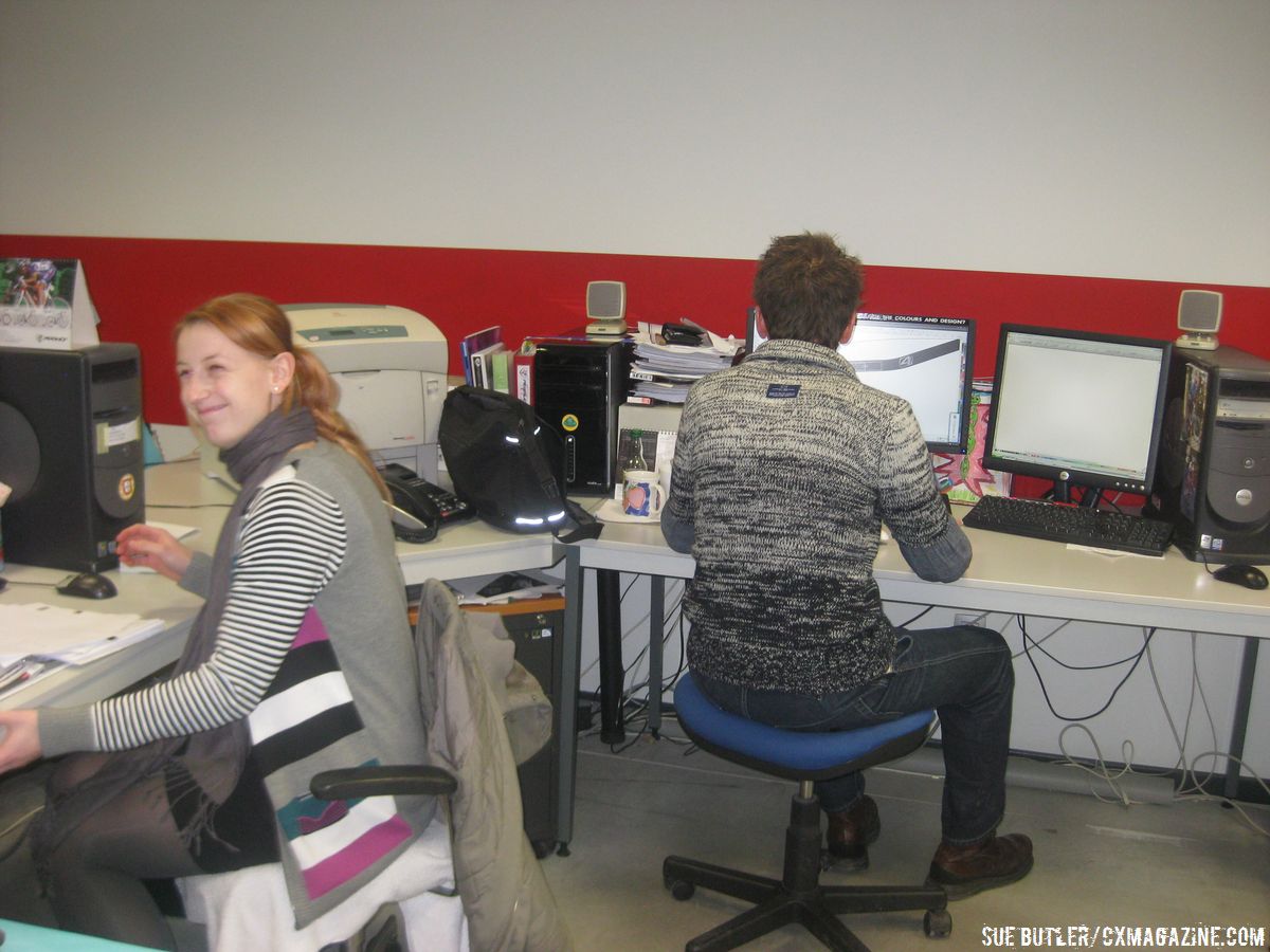 Even some people at Ridley have boring desk jobs, then again it doesn\'t seem like this one counts as boring © Sue Butler