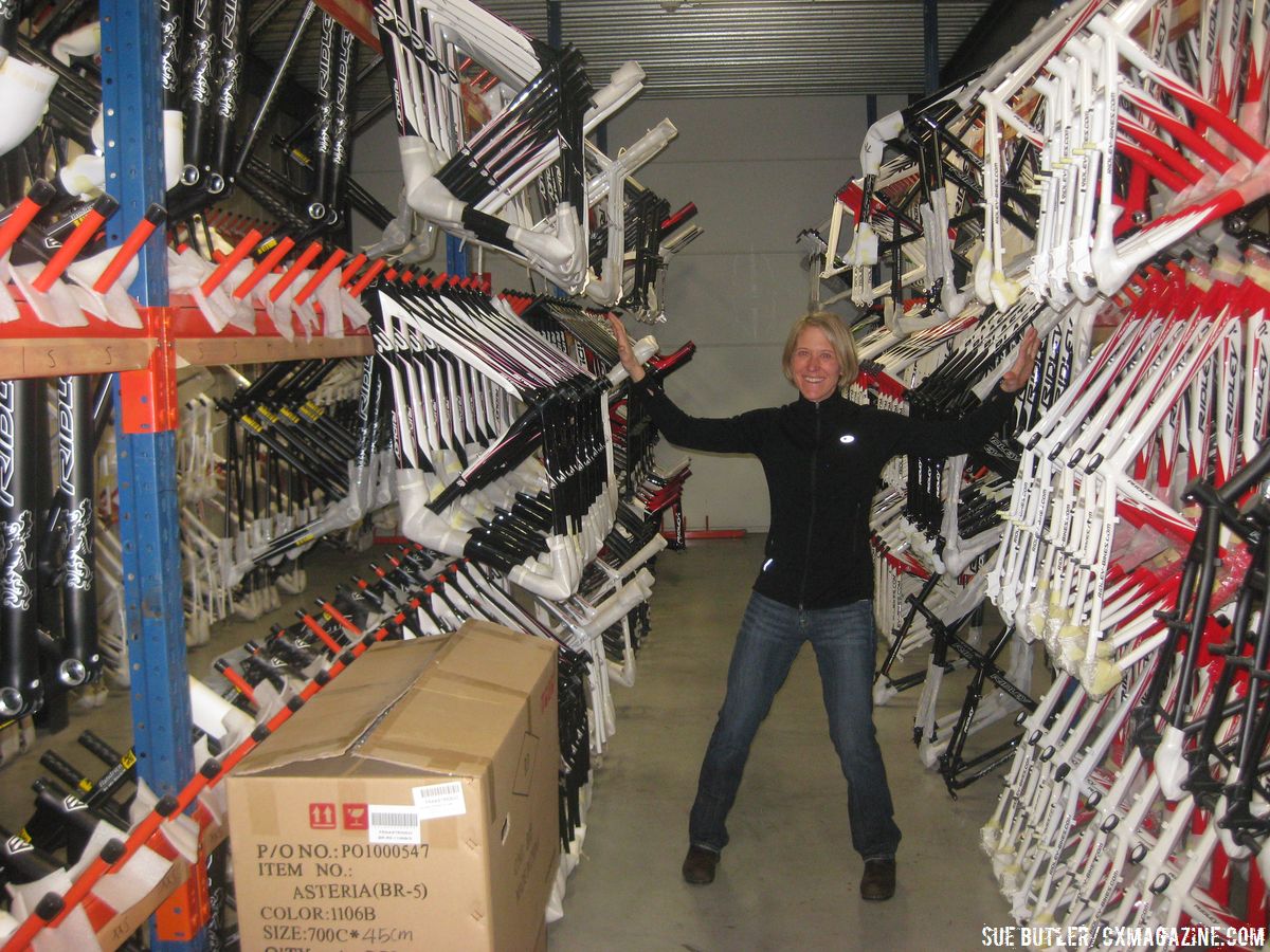 so many bike frames. I was in heaven! © Sue Butler