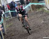 Gabby Durrin making her way through the course. Â© Bart Hazen / Cyclocross Magazine