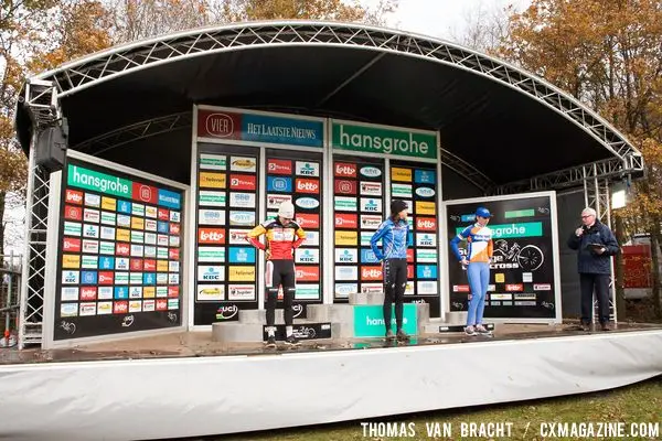 Helen WYMAN, Sanne CANT, Sabrina STULTIENS - Gieten, Netherlands - SuperPrestige - 24th November 2013