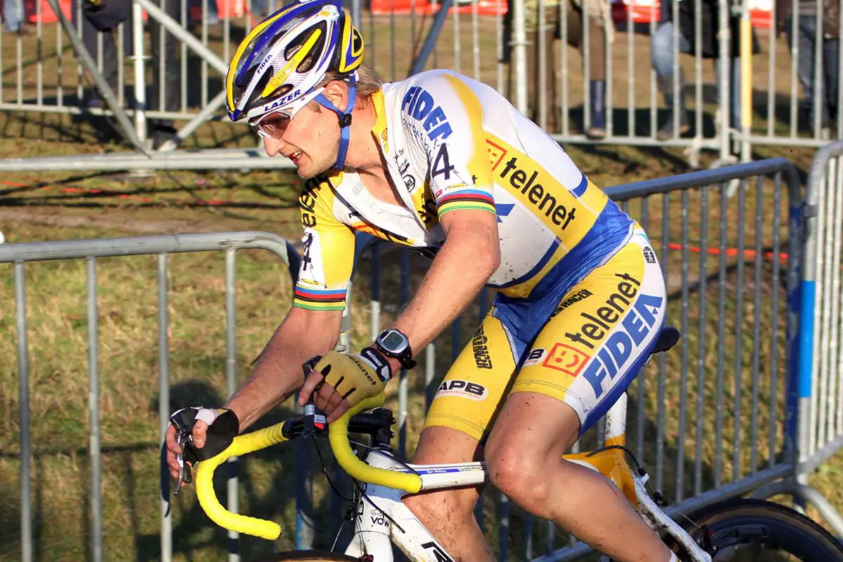 Wellens worked his way to the leaders in Zonhoven. © Bart Hazen