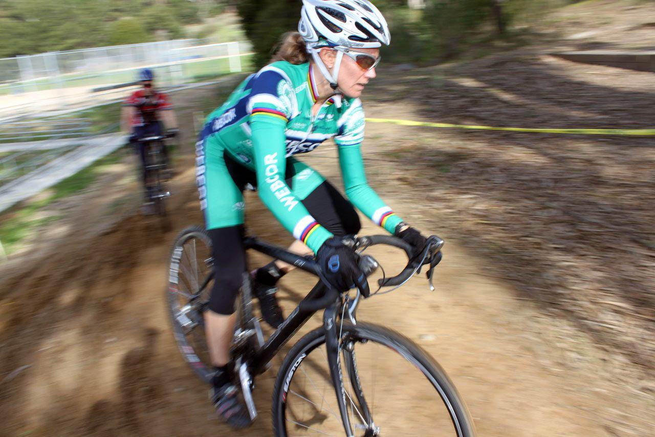 Brems grabbed an early lead. Surf City Cyclocross Series Finale, Aptos High School, 1/10/10. ? Cyclocross Magazine