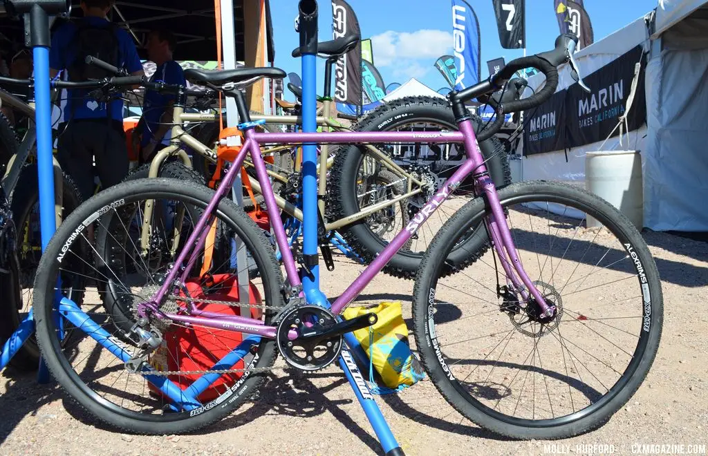 The newest Surly ’cross rig: The Straggler. Interbike 2013 © Cyclocross Magazine