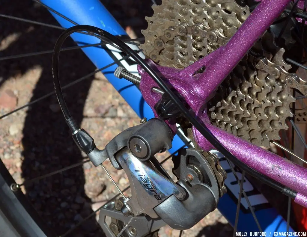 Note the changeable dropout on The Straggler. Interbike 2013 © Cyclocross Magazine