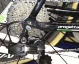 An Ultegra-level cassette with custom 28t cog was one unique item on Sven Nys' 2013 World Championship-winning Colnago Cross Prestige.  © Cyclocross Magazine