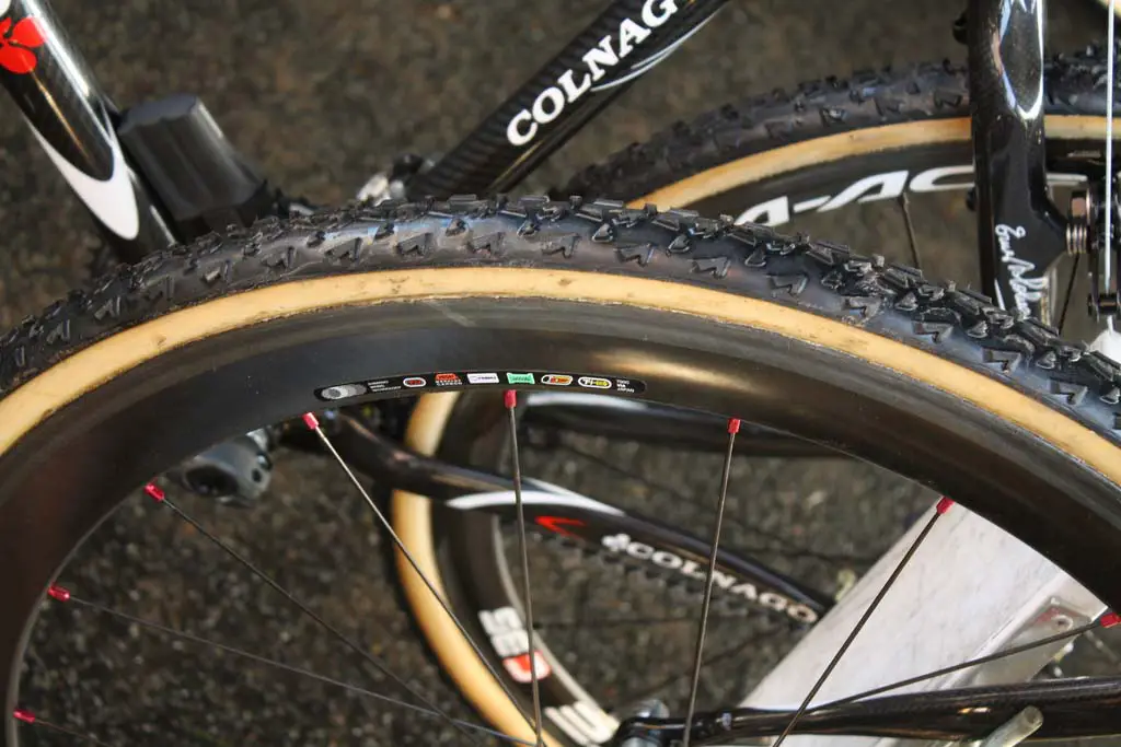 Nys runs C35 Dura Ace wheels, not yet available to consumers. ? Dan Seaton