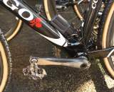 Nys is one of a few riders with a Dura Ace Di2 Drivetrain. ? Dan Seaton