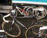 Nys has a stable of different Colnago Carbon Cross bikes to choose from. ? Dan Seaton