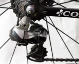 Dura-Ace 9070 Di2 shifts an 11-25 cassette. Sven Nys' winning-Colnago Prestige, Cross Vegas 2013. © Cyclocross Magazine