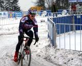 Meredith Miller pre-riding. She&#039;d be the top American. 2010 Cyclocross World Championships, Tabor. ? Dan Seaton