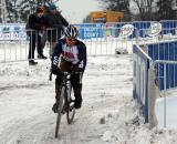 Laura Van Gilder did her first race of the season in Europe at Worlds. 2010 Cyclocross World Championships, Tabor. ? Dan Seaton